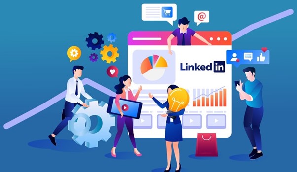 LinkedIn advertising illustration